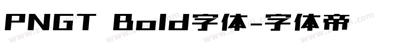 PNGT Bold字体字体转换